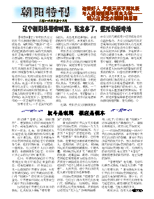 真相传单：朝阳特刊（2014年5月13日）