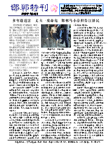 真相传单：邯郸特刊（2016年4月21日）