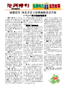 真相传单：沧州特刊（2016年5月3日）